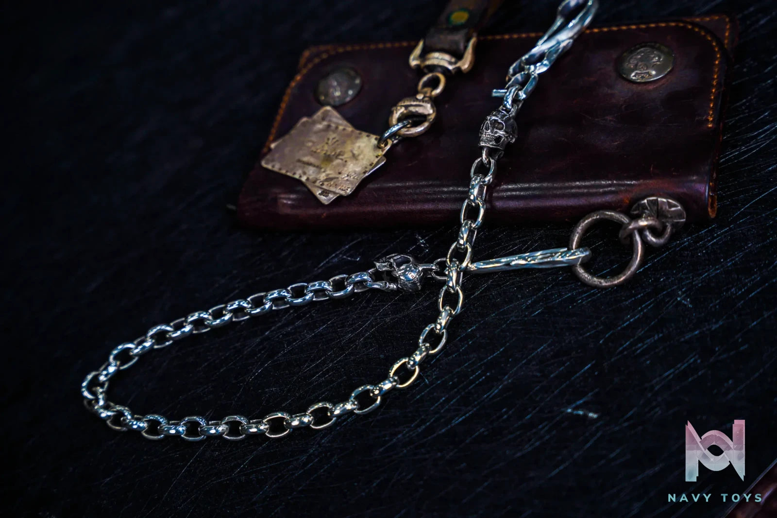 Raven Studio (silver jewelry) – Original Exclusive Design RS Skull Pants Chain Original