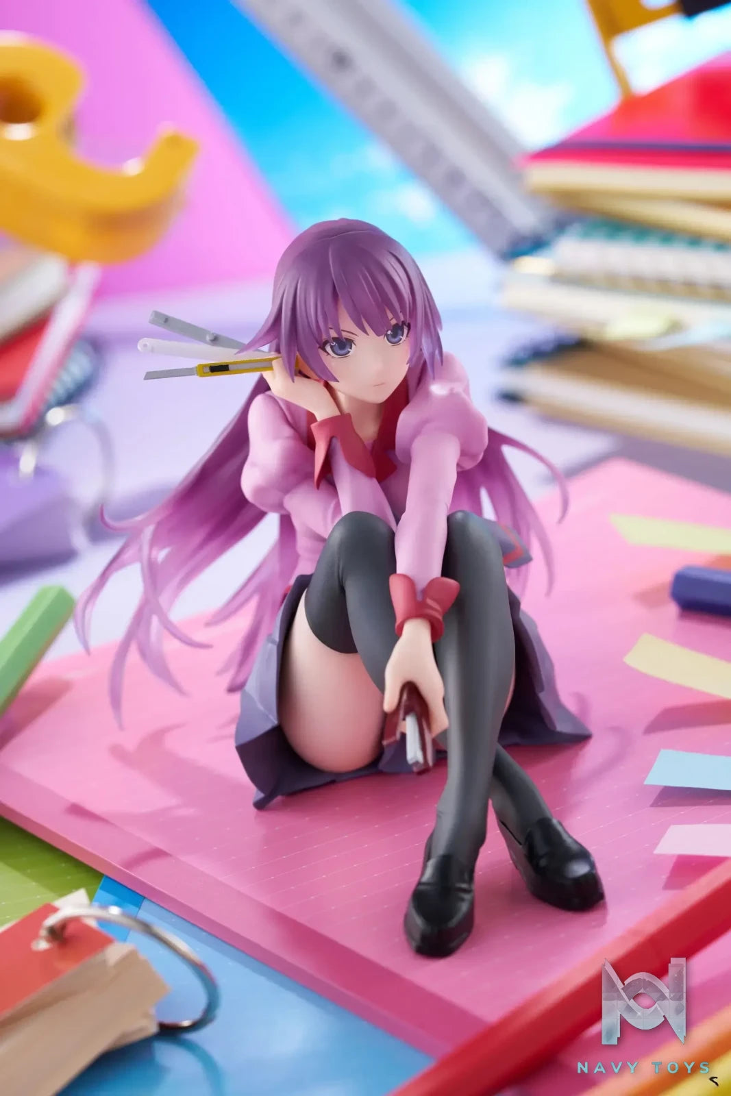 Taito – Monogatari Series Desktop Cute Figure Senjougahara Hitagi 2.0 (Licensed)