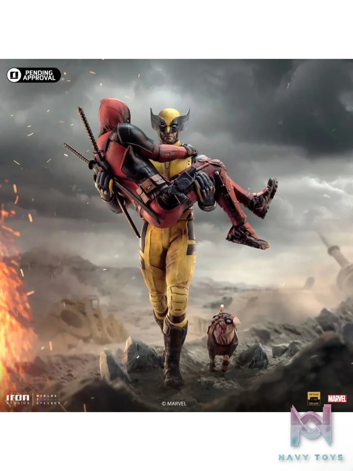 Iron Studio – Marvel Deadpool and Wolverine Statue MARCAS104724-10 (Licensed)