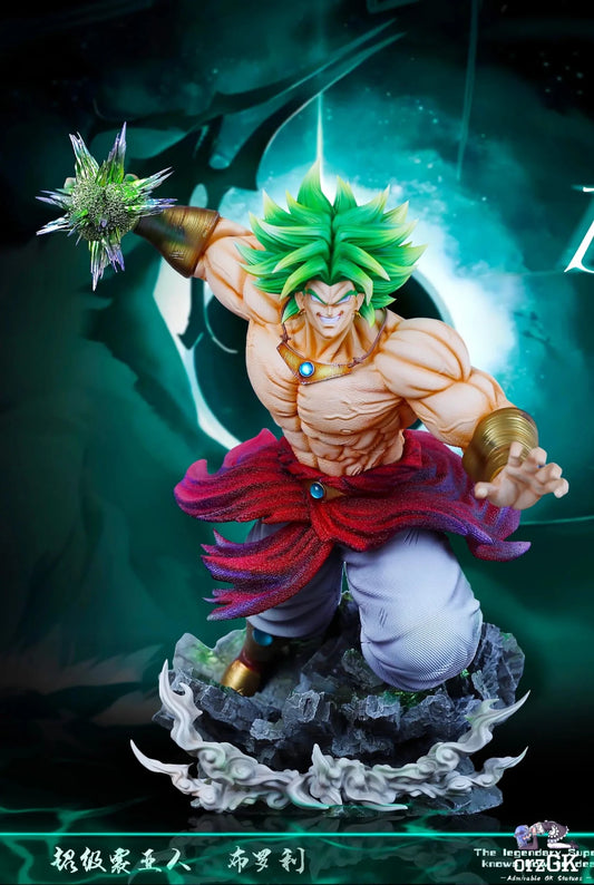 Violent bear Studio - Dragon Ball Legendary Super Saiyan Broly resin statue Navy Toys anime figure