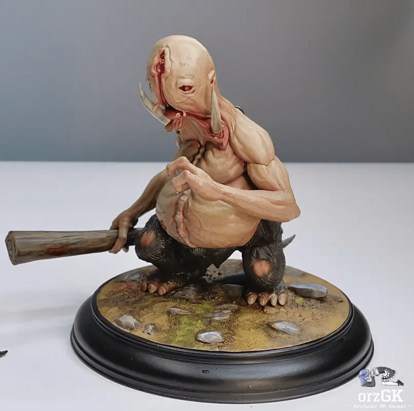 BIHS Studio - Berserk Monster Encyclopedia Series 01 Ogre & Troll resin statue Navy Toys anime figure