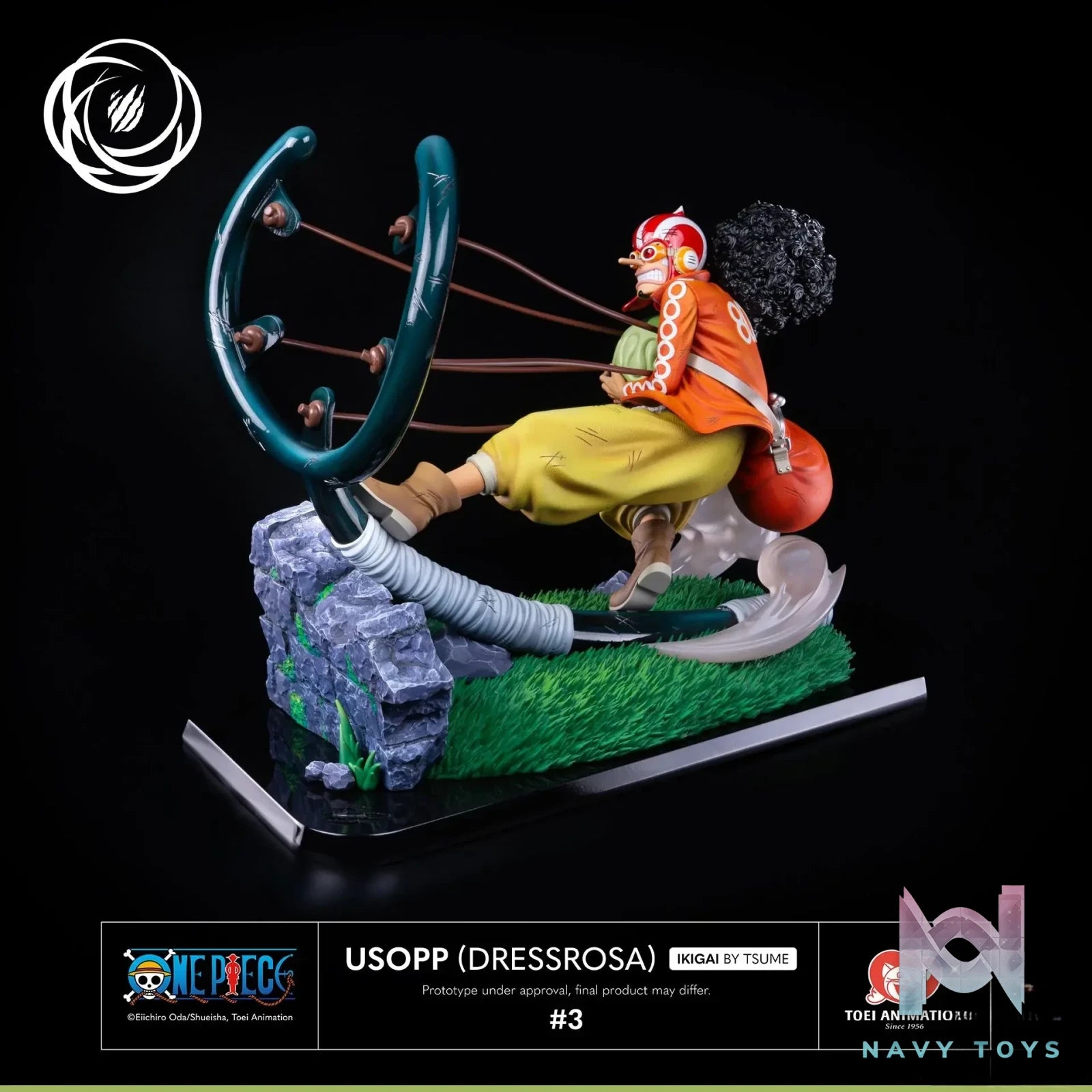 Tsume Studio - Usopp (Dressrosa) Ikigai 1/6 Scale Statue IKIGAI (Licensed) resin statue Navy Toys anime figure