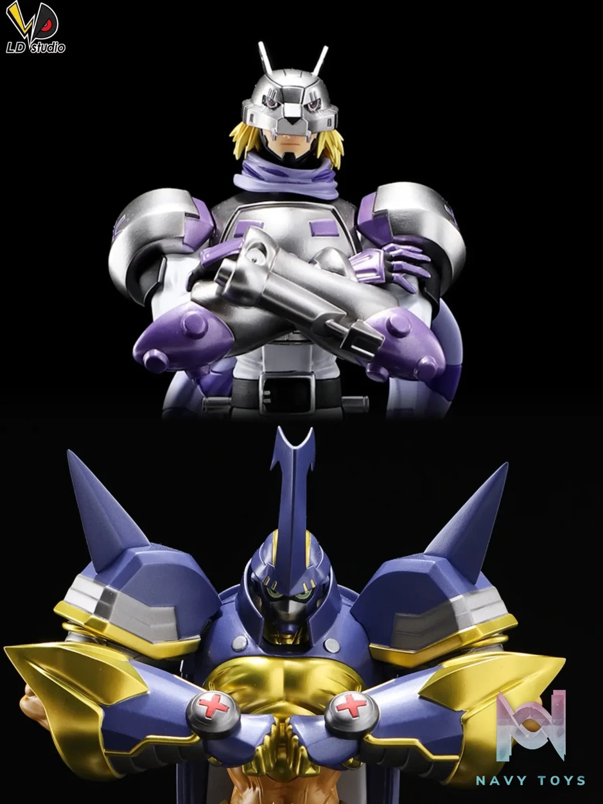 LD Studio – Digimon 04 Infinite Zone Ten Warriors Resonance Series 5th and 6th Series Wolfmon & Blitzmon