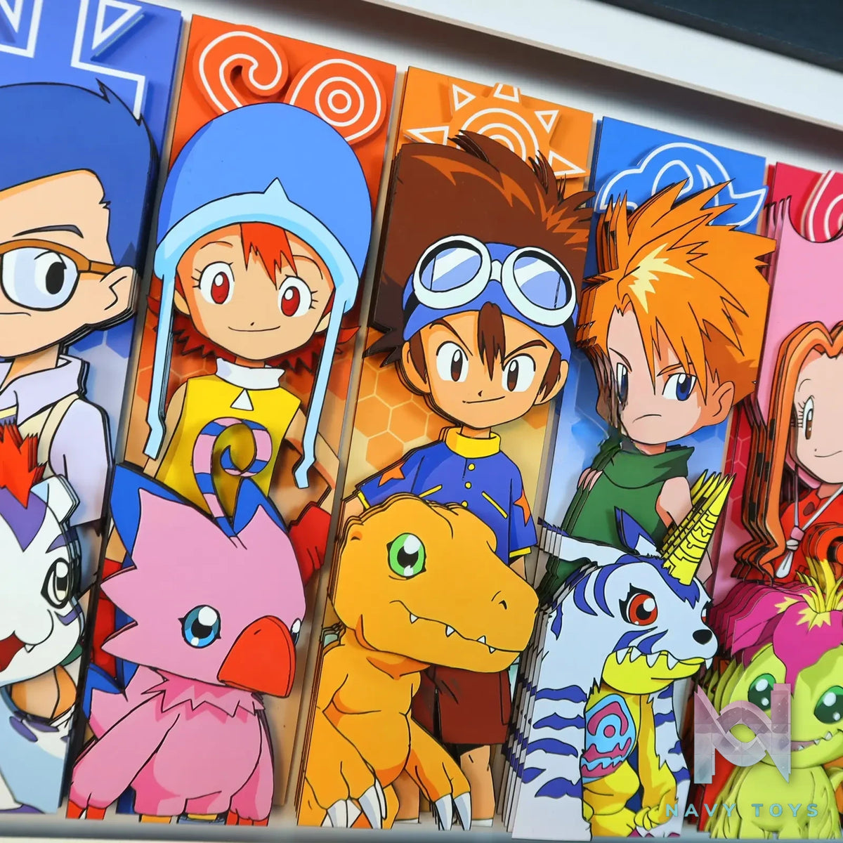 KALA HOME Studio – Digimon Multiple Characters #03 3D Decorative Painting Digimon