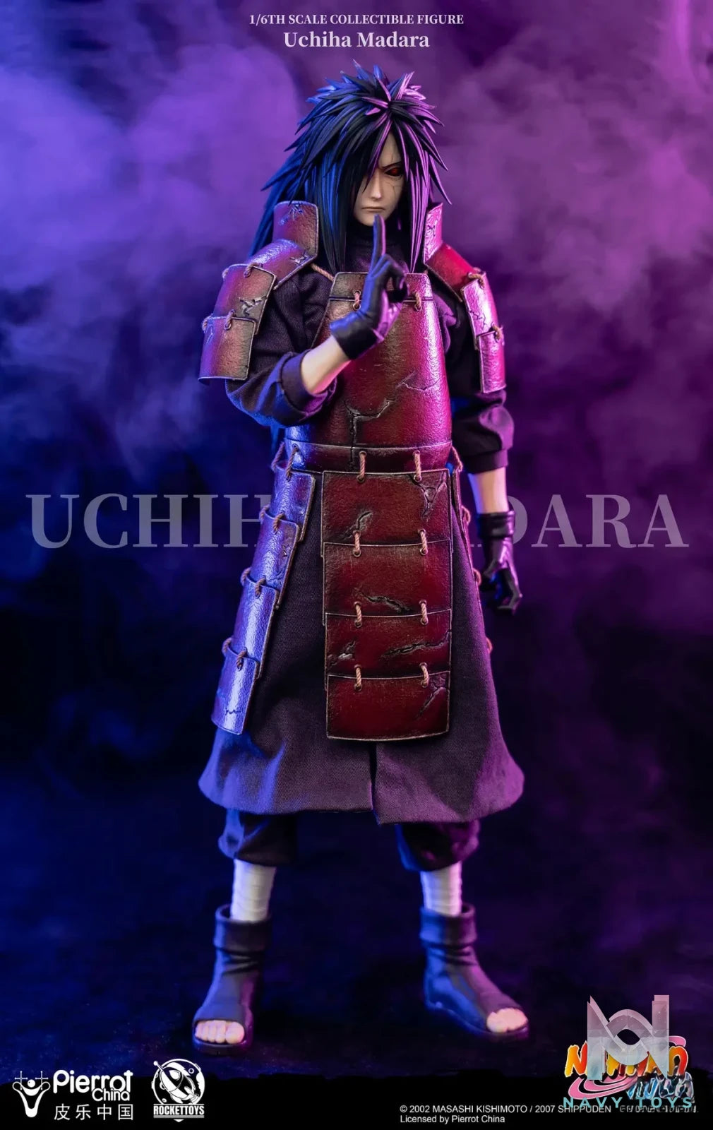 ROCKETTOYS Studio – Naruto Shippuden Uchiha Madara 1/6 Scale Action Figure ROC-005 (Licensed)
