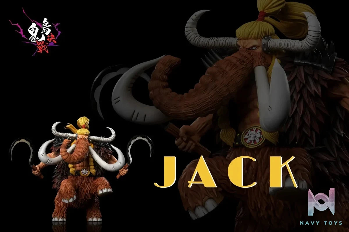 A+ Studio - One Piece Onigashima Decisive Battle 5th Episode Beast Form Jack resin statue Navy Toys anime figure