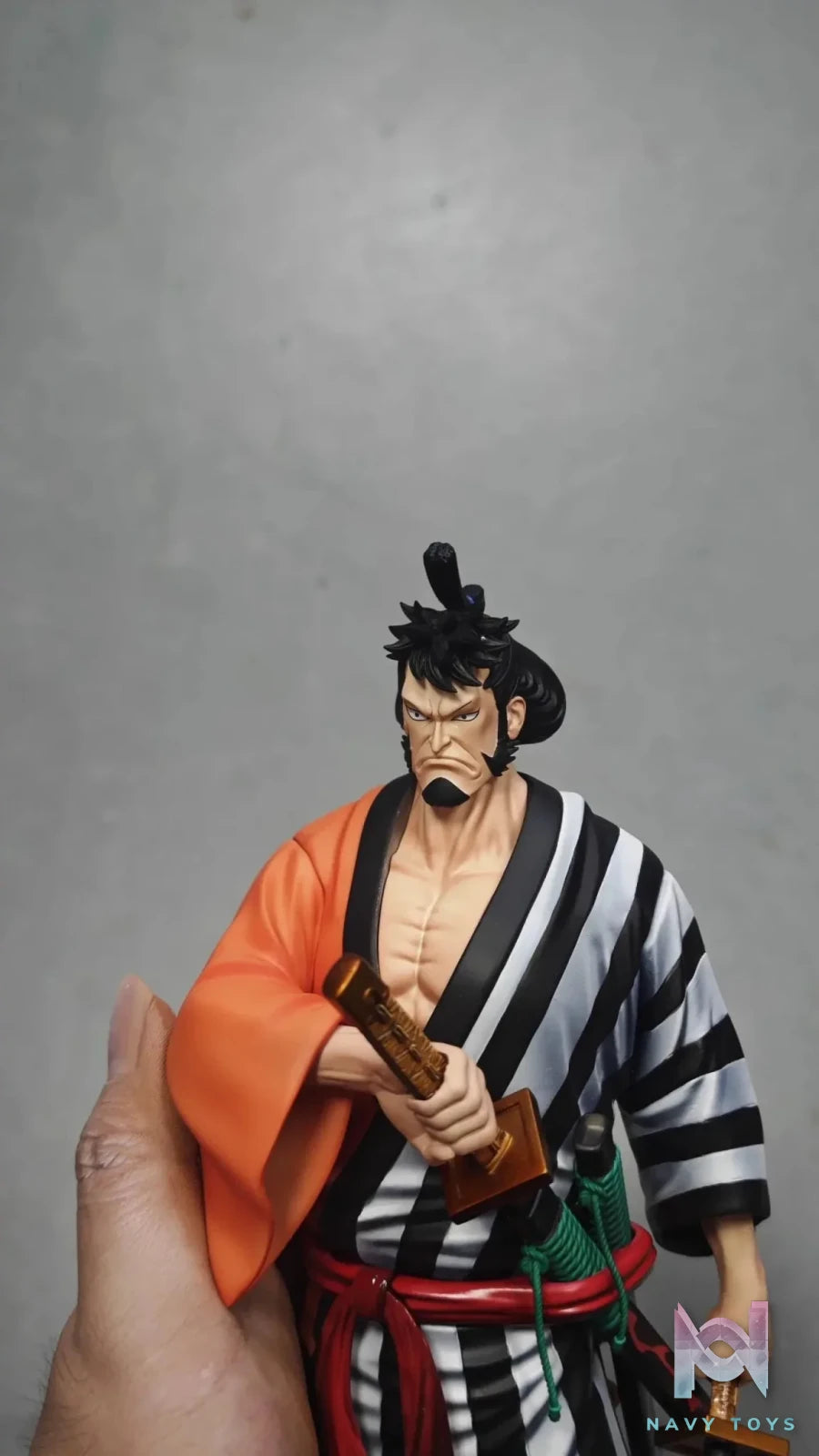 Ghost Studio X Long Hu Studio - Nine Red Scabbards 1 Kin'emon One Piece resin statue Navy Toys anime figure