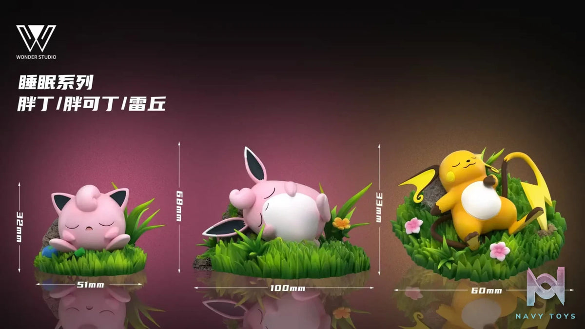 Wonder Studio – Jigglypuff X Wigglytuff X Raichu Pokémon