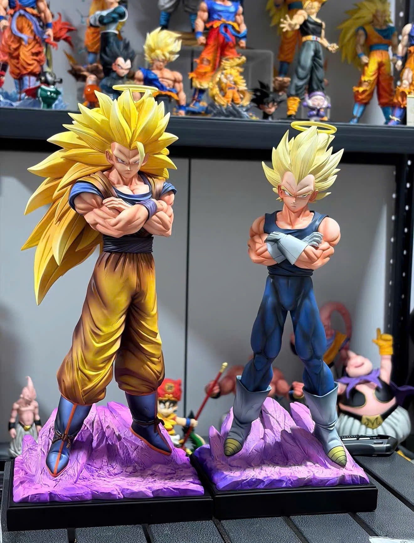 Goku vs Vegeta Resin Statue - Dragon Ball (rc) resin statue Recast anime figure