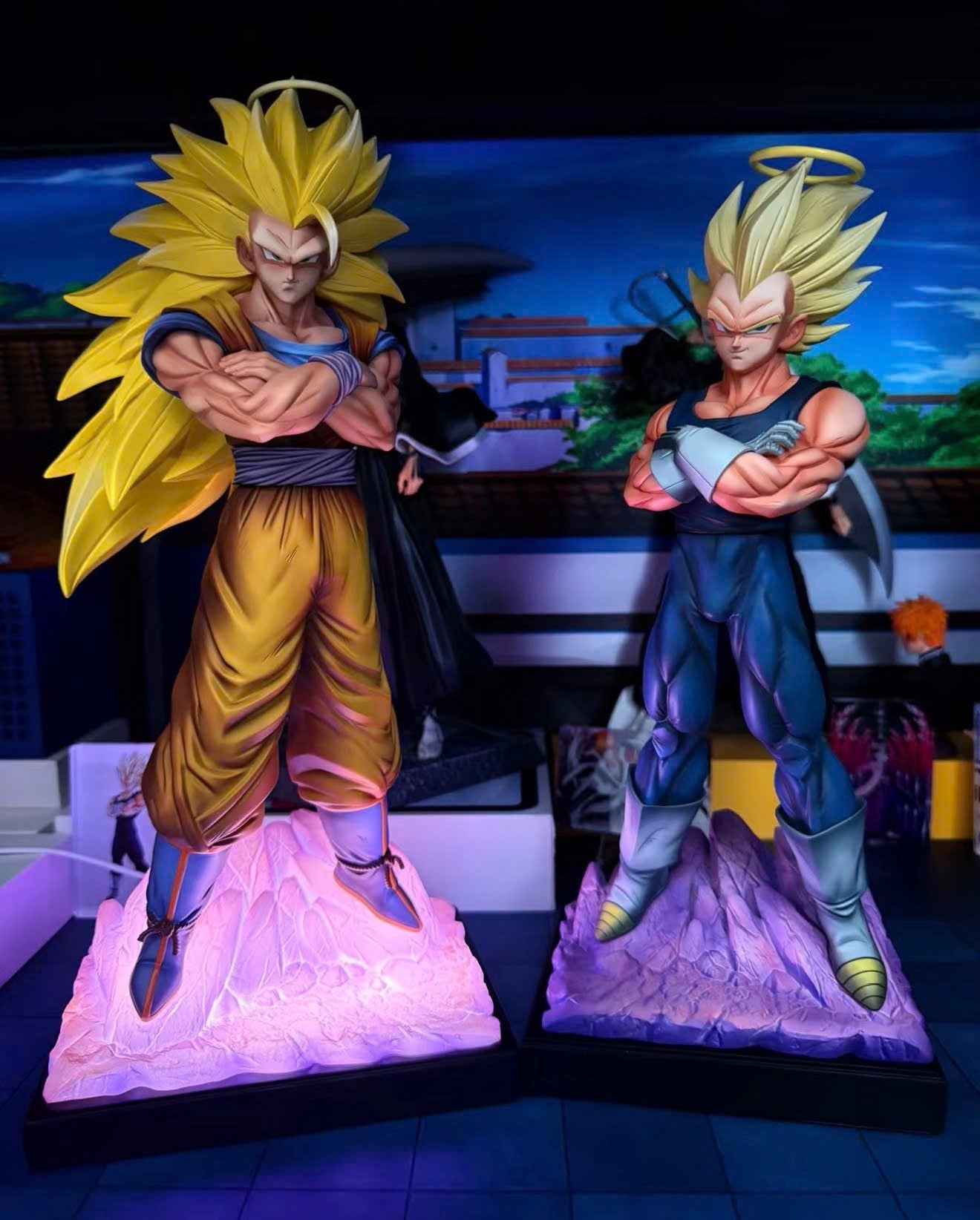 Goku vs Vegeta Resin Statue - Dragon Ball (rc) resin statue Recast anime figure