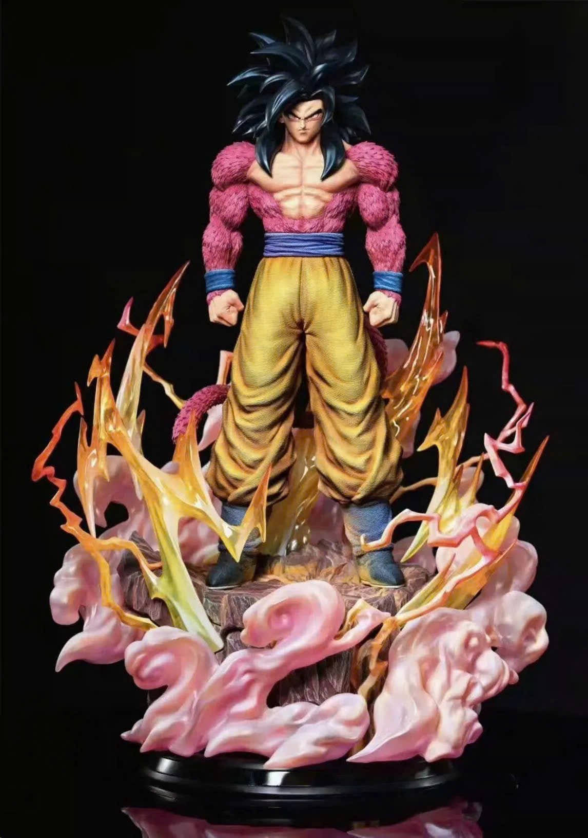 Goku Super Saiyan 4 Resin Recast Statue - Dragon Ball resin statue Recast anime figure