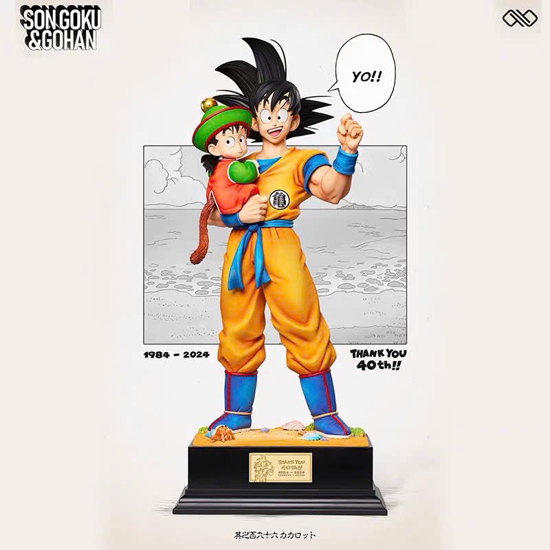 Goku vs Gohan Resin Recast Statue - Dragon Ball - Kt studio resin statue Recast anime figure