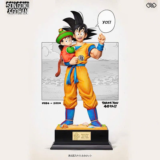 Goku vs Gohan Resin Recast Statue - Dragon Ball - Kt studio resin statue Recast anime figure