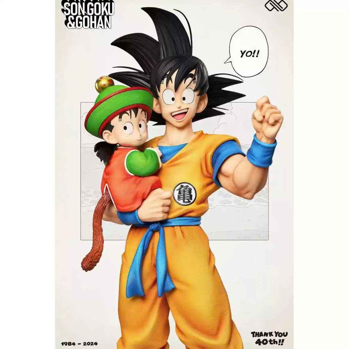 Goku vs Gohan Resin Recast Statue - Dragon Ball - Kt studio resin statue Recast anime figure