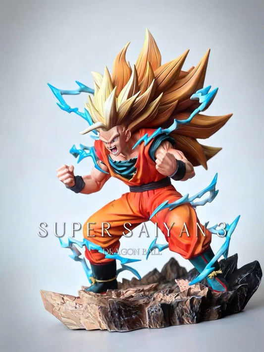 Super Saiyan 3 Resin Recast Statue - Dragon Ball - Kt Studio resin statue Recast anime figure