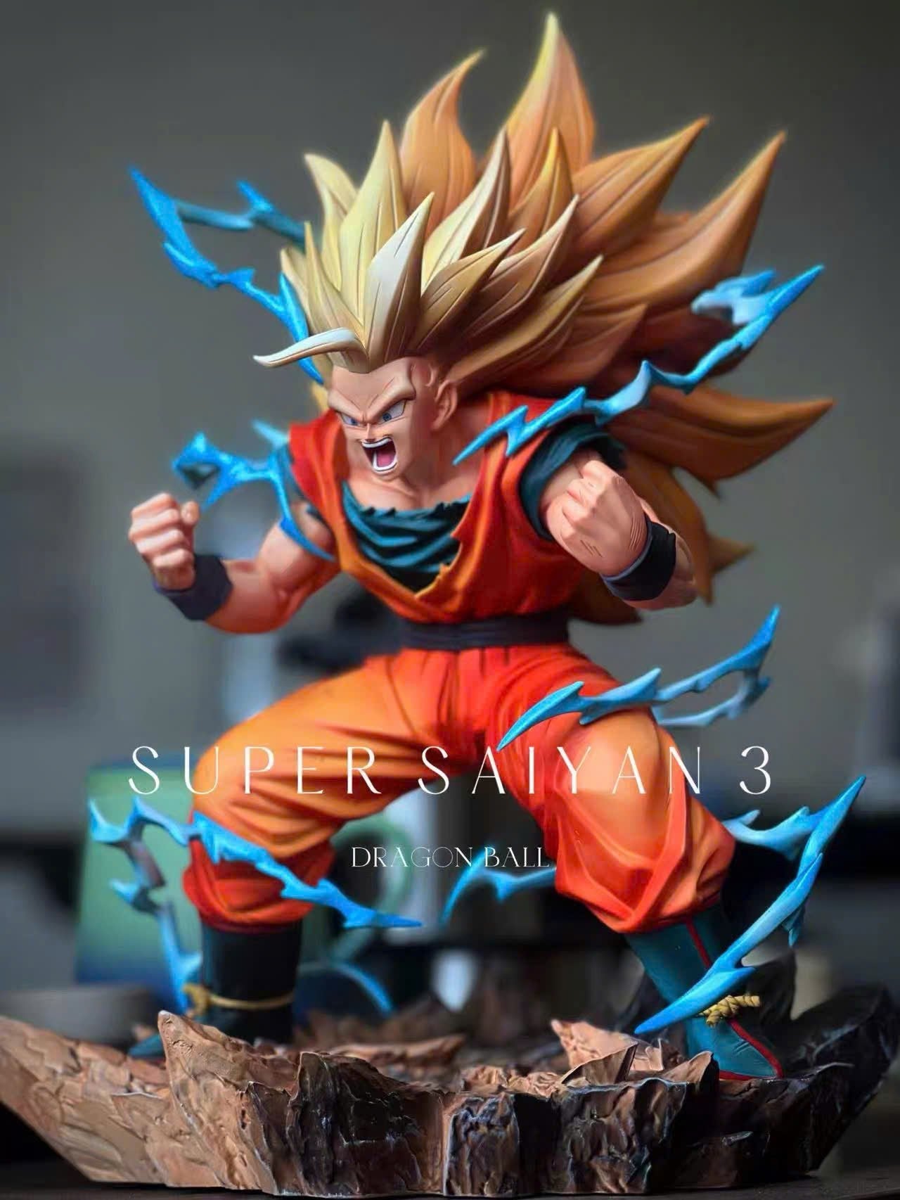 Super Saiyan 3 Resin Recast Statue - Dragon Ball - Kt Studio resin statue Recast anime figure