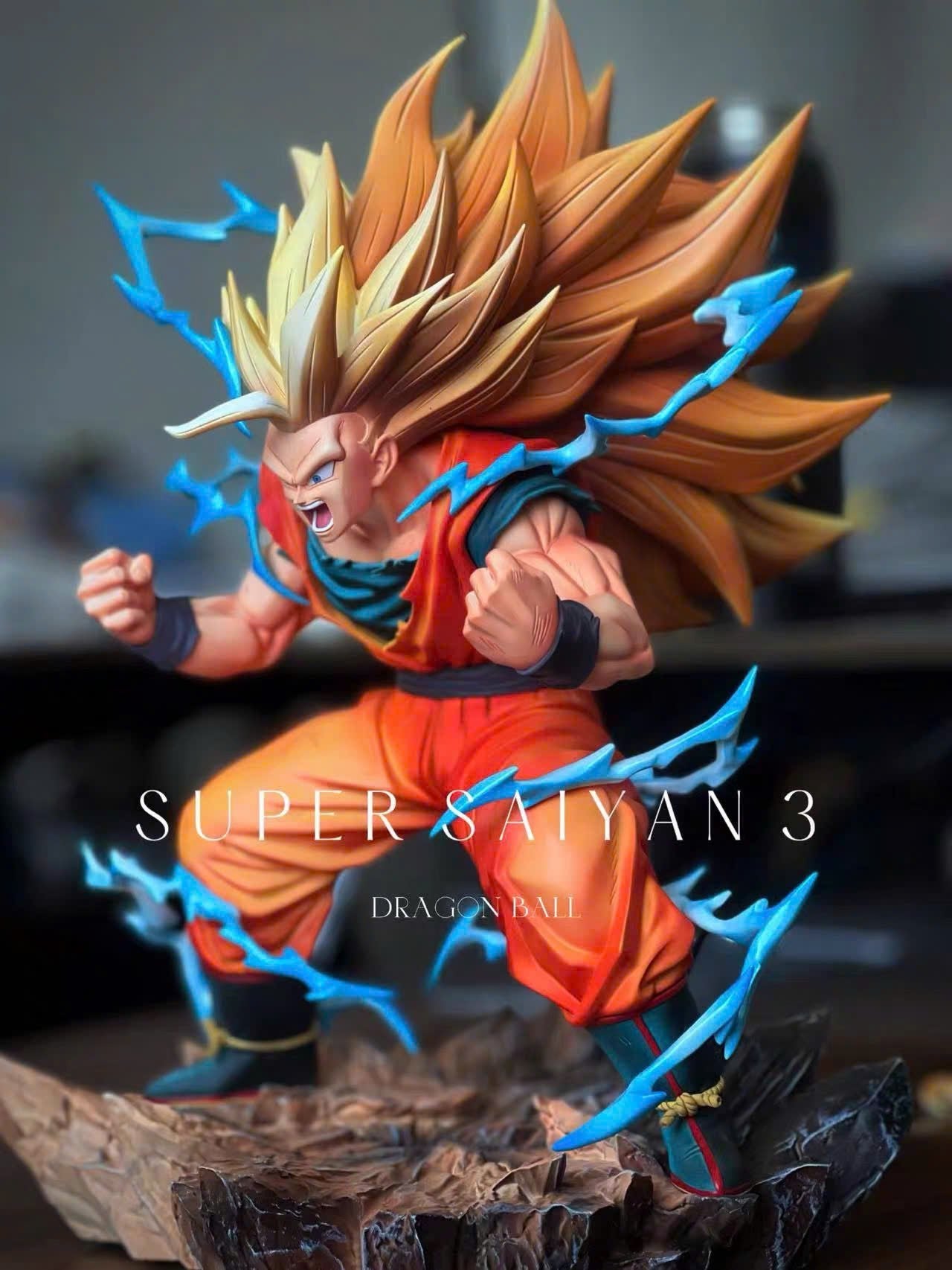 Super Saiyan 3 Resin Recast Statue - Dragon Ball - Kt Studio resin statue Recast anime figure
