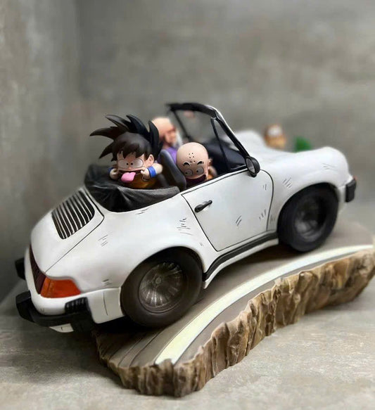 Goku Krilin Family Car Resin Recast Statue - Dragon Ball -KT Studio resin statue recast anime figure