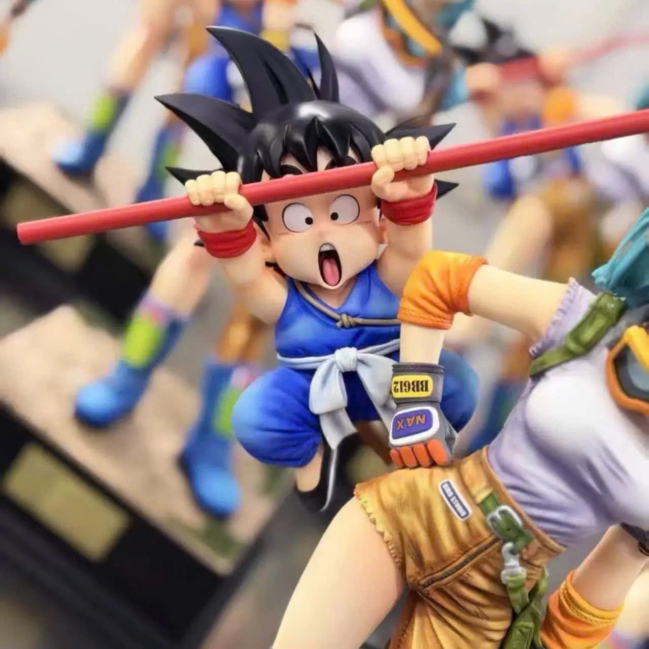 Goku vs Bulma Resin Recast Statue - Dragon Ball - KT studio resin statue Recast anime figure