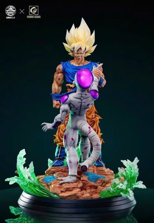 Goku Super Saiyan 2 vs Frieza Resin Recast Statue - Dragon Ball - 49 Studio resin statue Recast anime figure