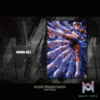 B&W Studio – Acrylic Fridge Magnet Chun-Li BWMN-062 Street Fighter