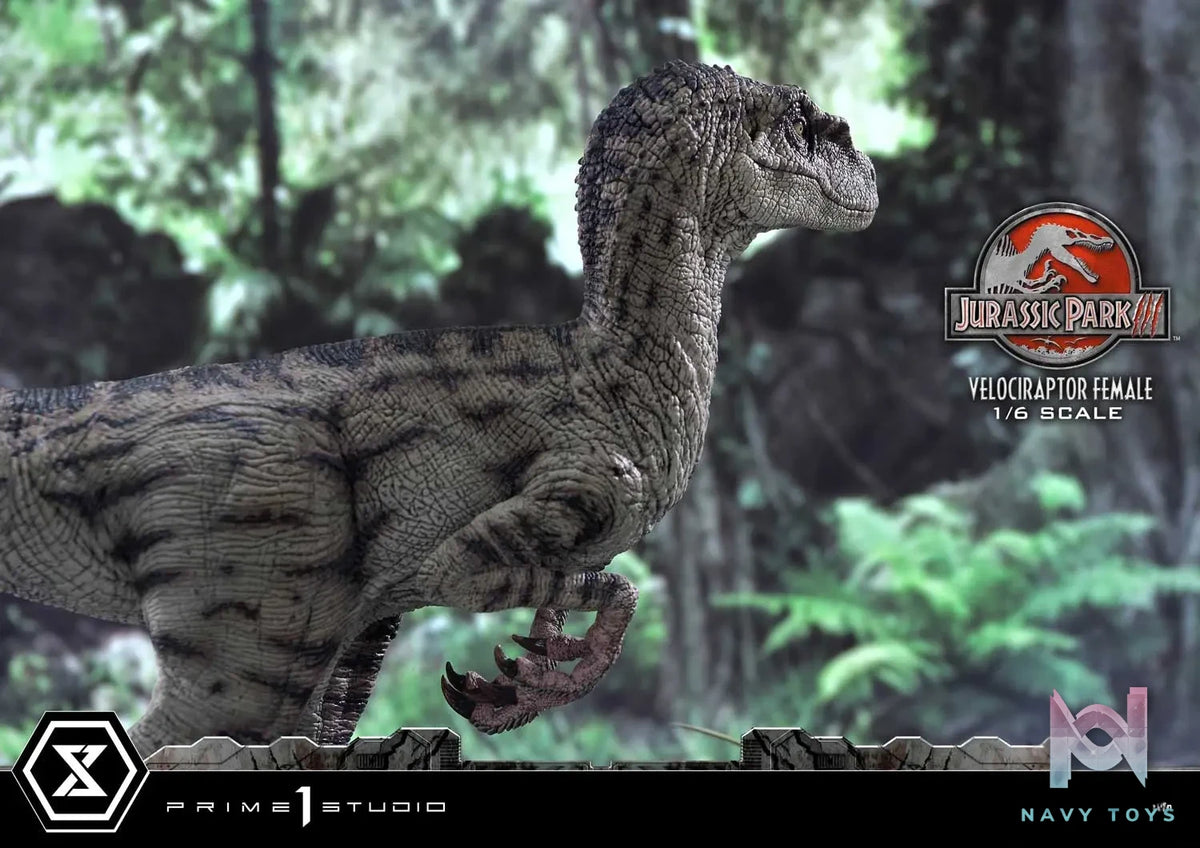 Prime 1 Studio – Legacy Museum Collection Jurassic Park III (Film) Velociraptor Female LMCJP-11 LMCJP-11S (Licensed)