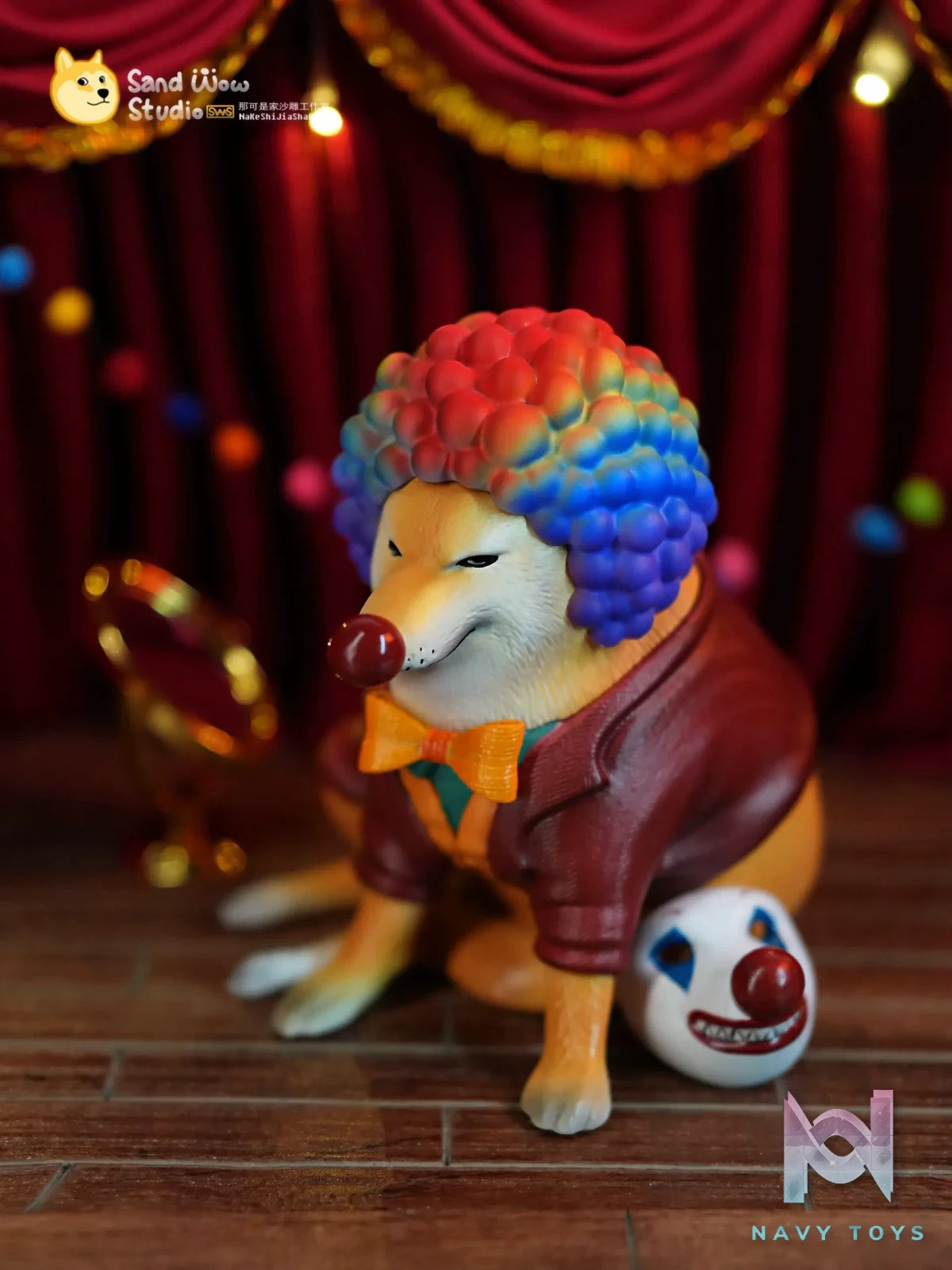 Na Ke Shi Jia Sha Diao Studio – Clown Shiba Inu (Licensed)
