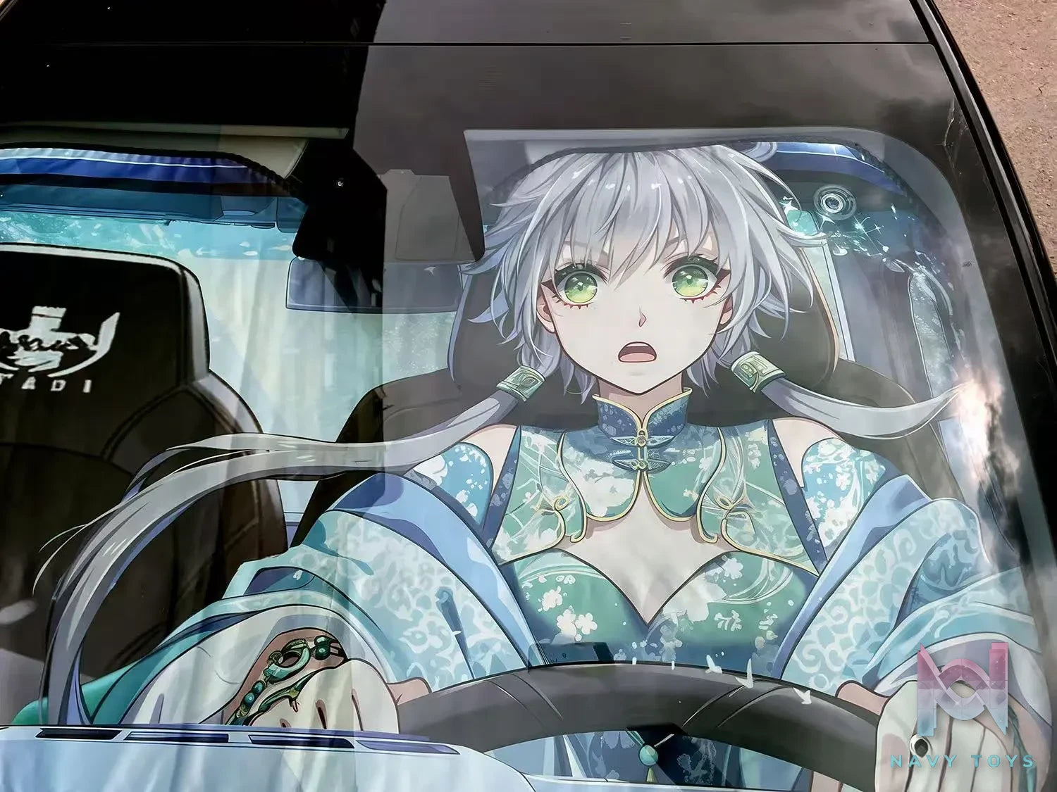 Plover Studio – Vsinger Car front sunshade Luo Tianyi