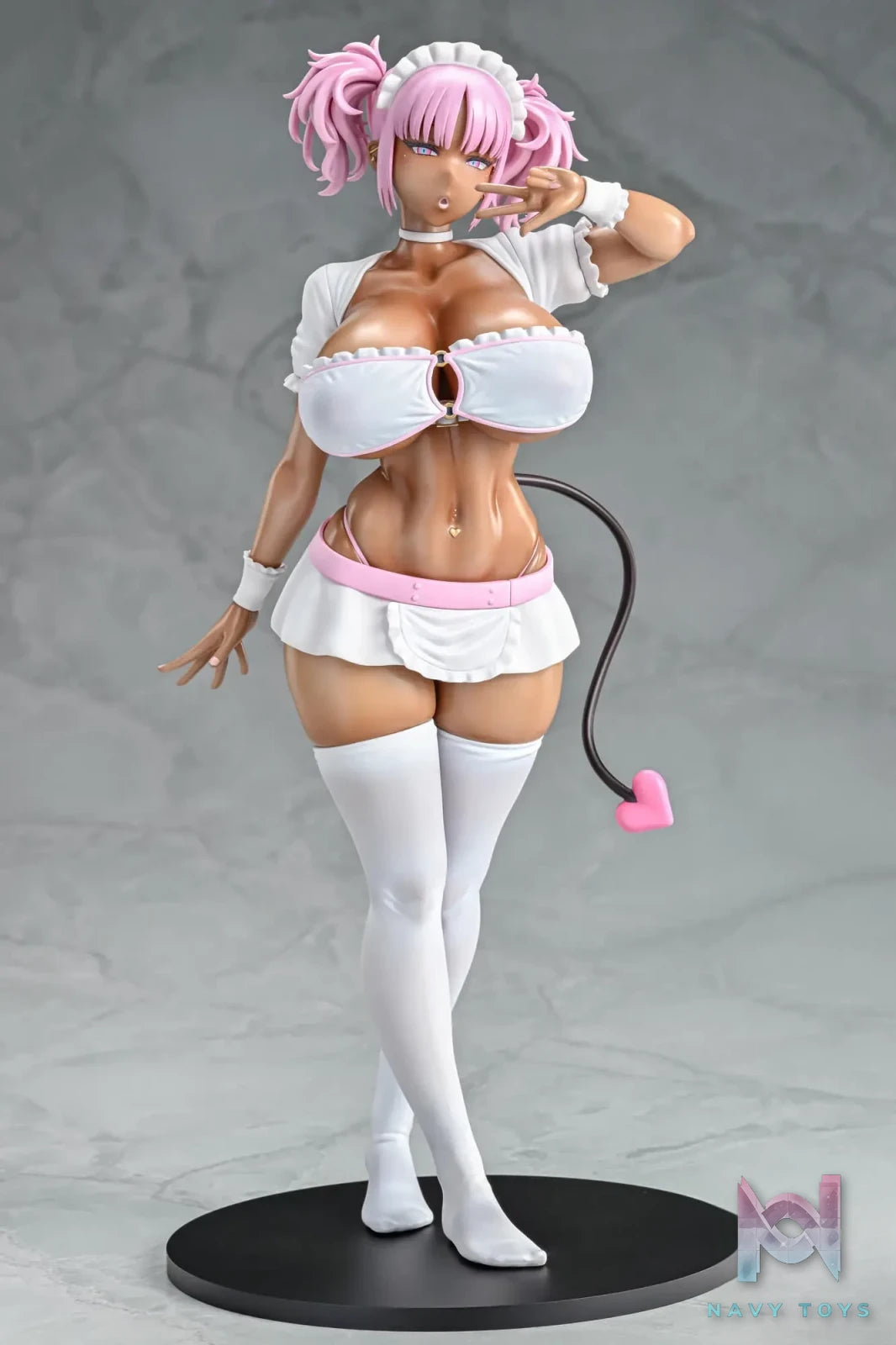 Q-six Studio – Original Black-skinned hottie maid succubus Cocoal (Licensed)