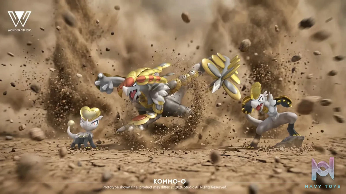 Wonder Studio – Kommo-o Evolution Group Pokémon