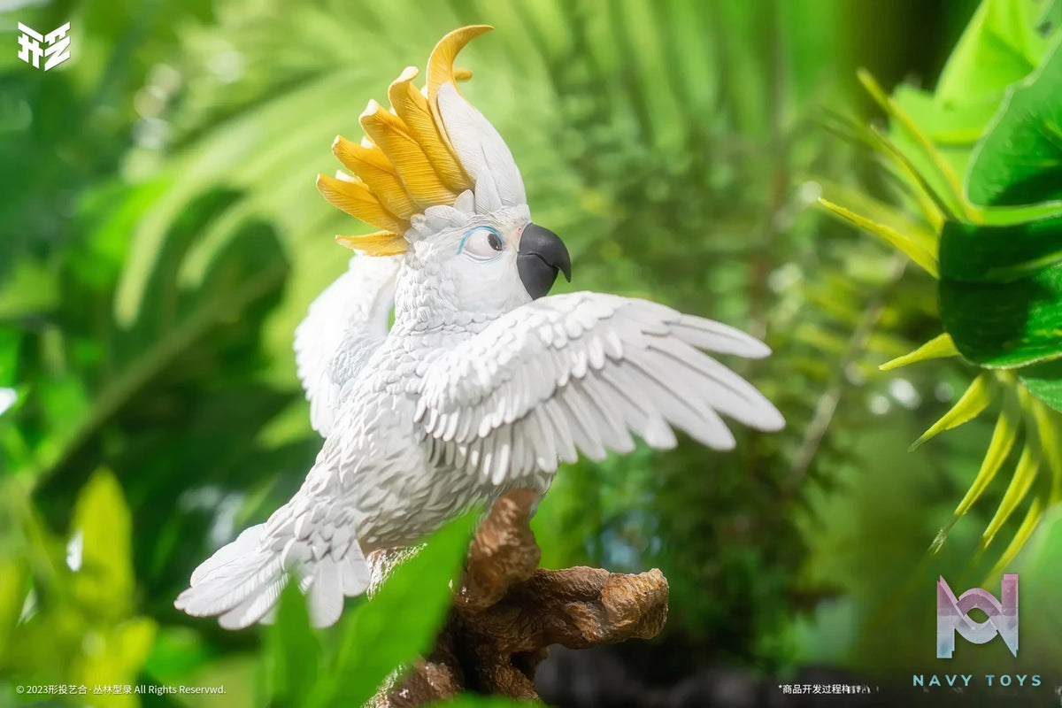 Xing Tou Yi He Studio – Jungle Catalog 003 Cacatua galerita Sulphur-crested Cockatoo Bromel (Licensed)