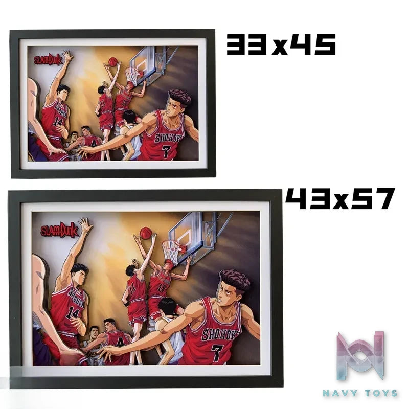 KALA HOME Studio – Slam Dunk Multiple Characters #06 3D Decorative Painting Slam Dunk