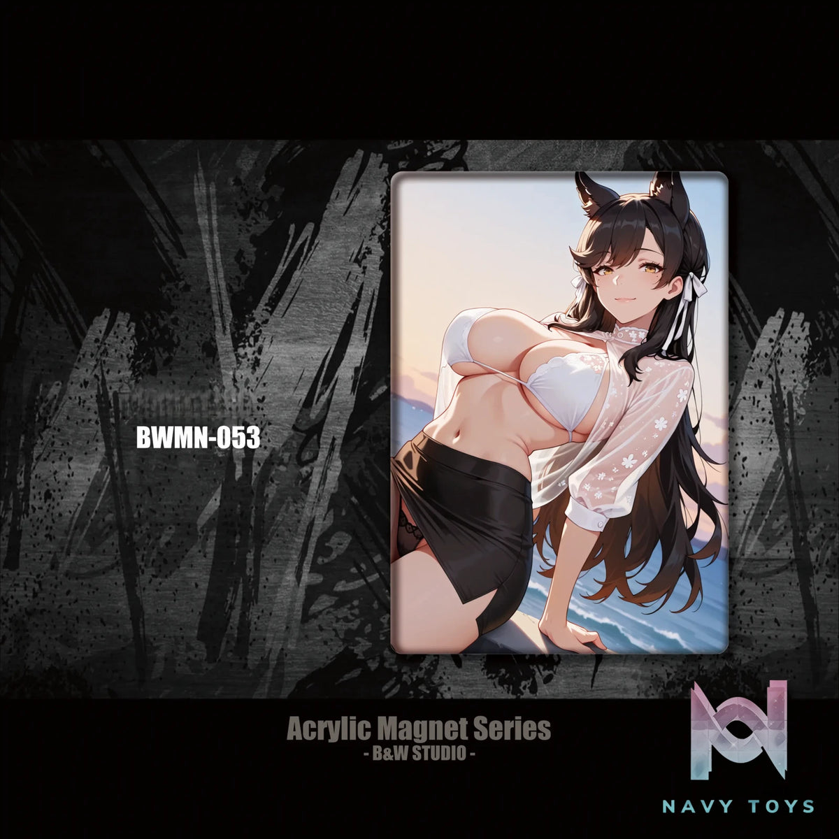 B&W Studio – Acrylic Fridge Magnet Atago BWMN-053 Azur Lane