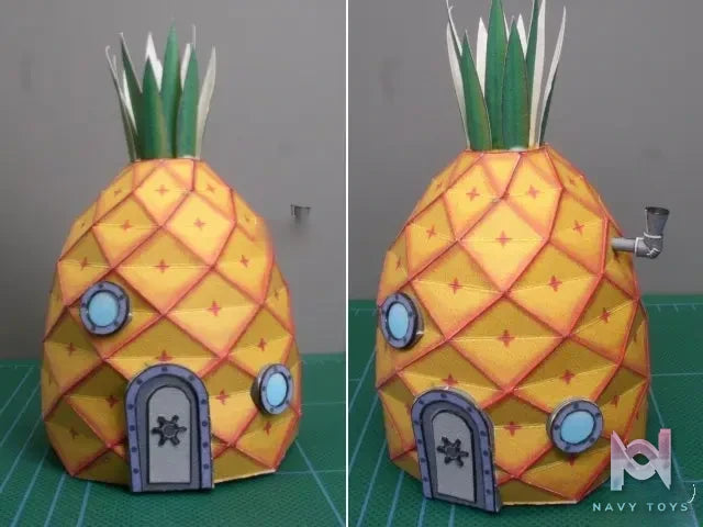 Qian Zhi Lu Studio – Bikini Bottom series 3D Paper Model DIY SpongeBob SquarePants
