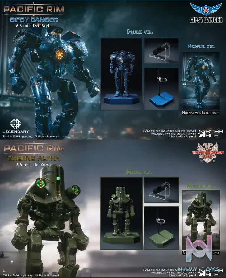 Star Ace Toys – Pacific Rim DefoStyle Gipsy Danger X Cherno Alpha SA7011 SA7012 SA7013 SA7014 SA7015 (Licensed)