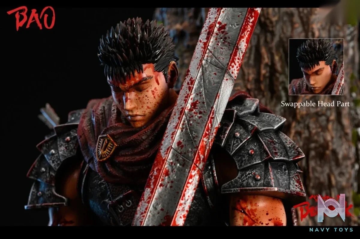 1/6 Guts - Berserk - Bao Studio (Eagle Dark Studio) resin statue Navy Toys anime figure