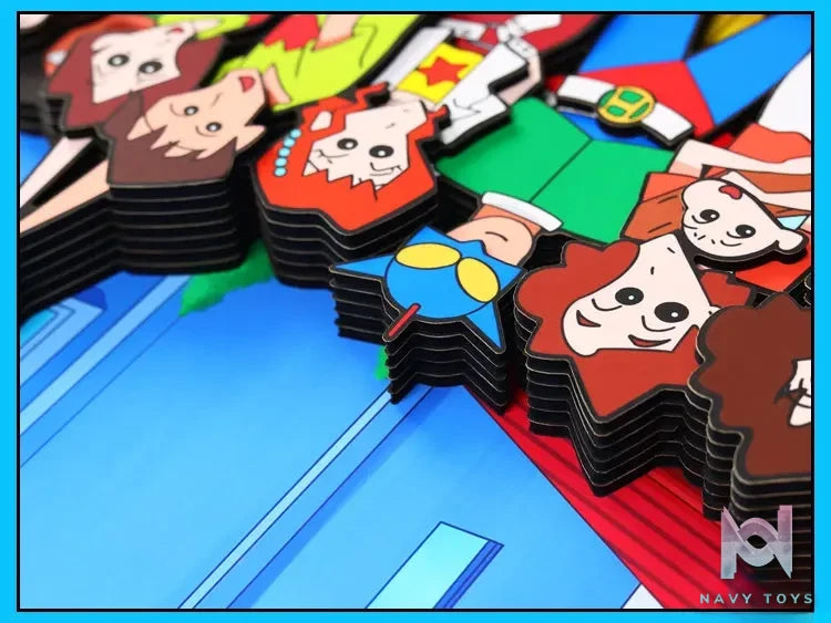 Yu Zhi Jiang Studio – Crayon Shin-chan Multiple Characters Series #2 3D Decorative Painting Crayon Shin-chan