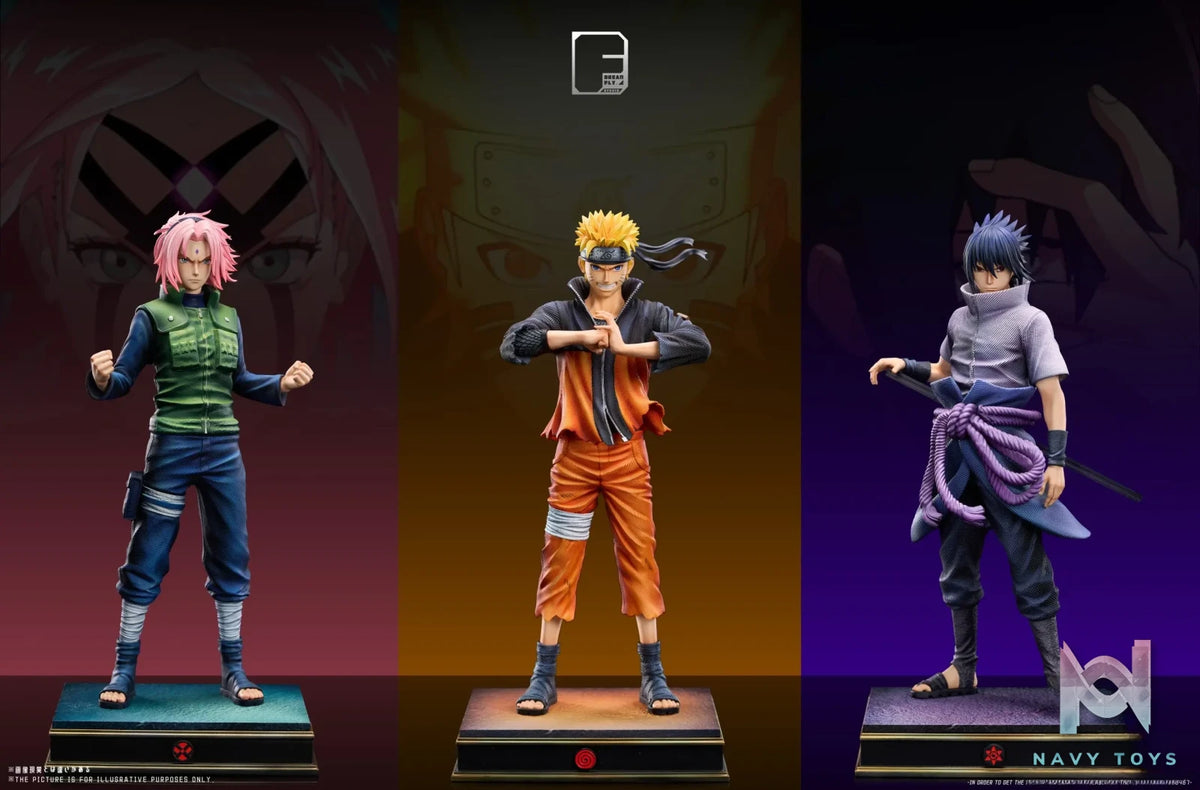 Dream Fly Studio – Team 7 #3 Naruto X #4 Sakura X #5 Sasuke Naruto