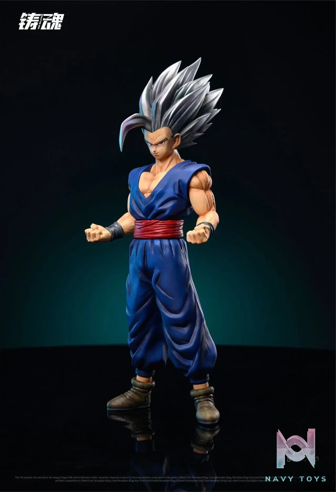 Sculpting Soul Studio - Super Warriors of Universe 7 (Goku, Vegeta, Gohan, Piccolo, Broly) resin statue Navy Toys anime figure