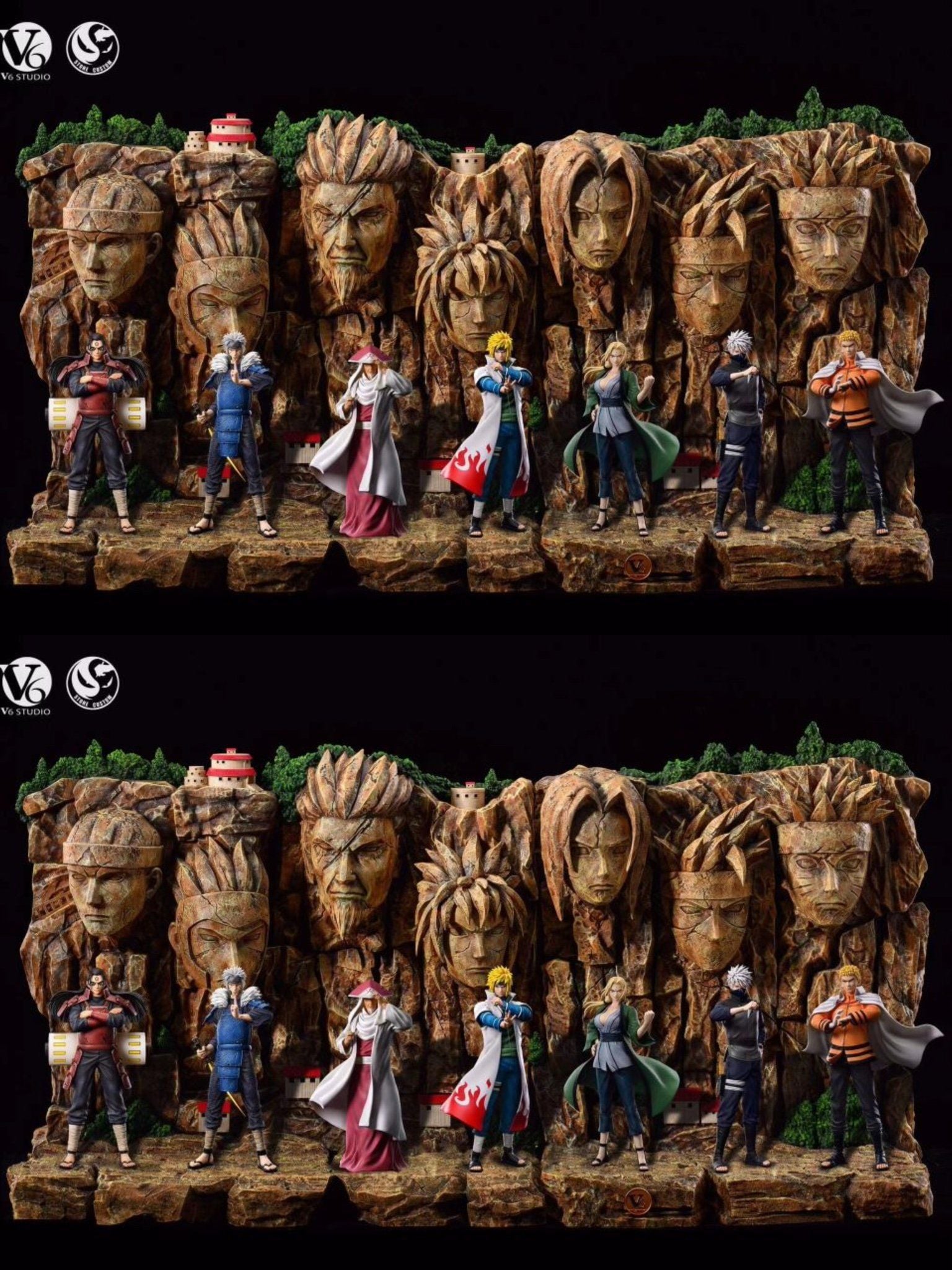 Hokage Series Set - Naruto - V6 Studio x ST Studio resin statue V6 Studio x St Studio anime figure