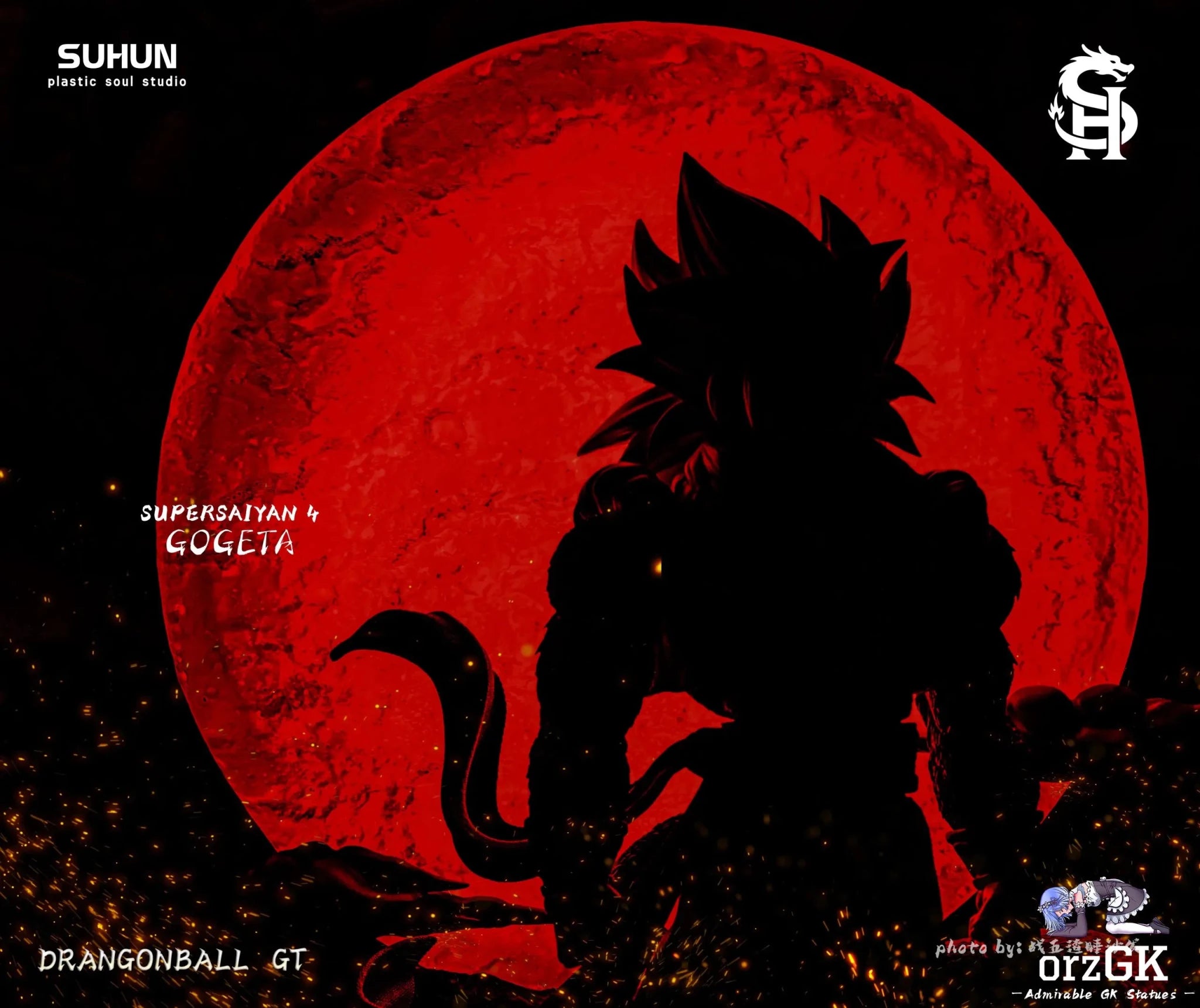 Plastic Soul Studio - Gogeta Super Saiyan 4 Dragon Ball resin statue Navy Toys anime figure