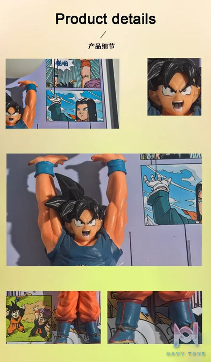 Time tree Studio – Dragon Ball Son Goku & Gotenks Decorative 3D Stereoscopic Painting