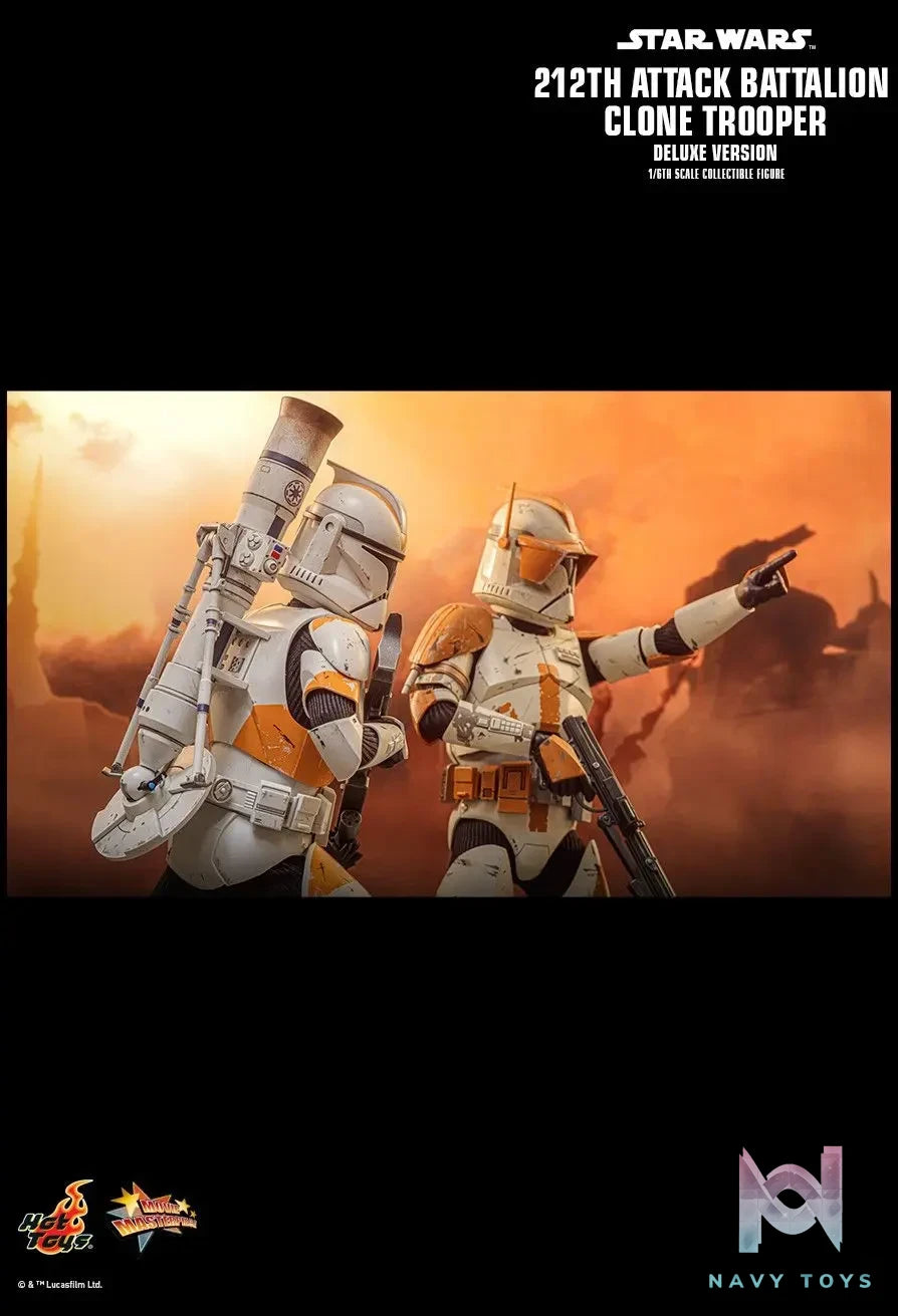 Hottoys – 1/6 Scale Star Wars 212th Attack Battalion Clone Trooper MMS851 MMS852 (Licensed)