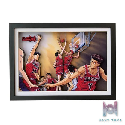 KALA HOME Studio – Slam Dunk Multiple Characters #06 3D Decorative Painting Slam Dunk