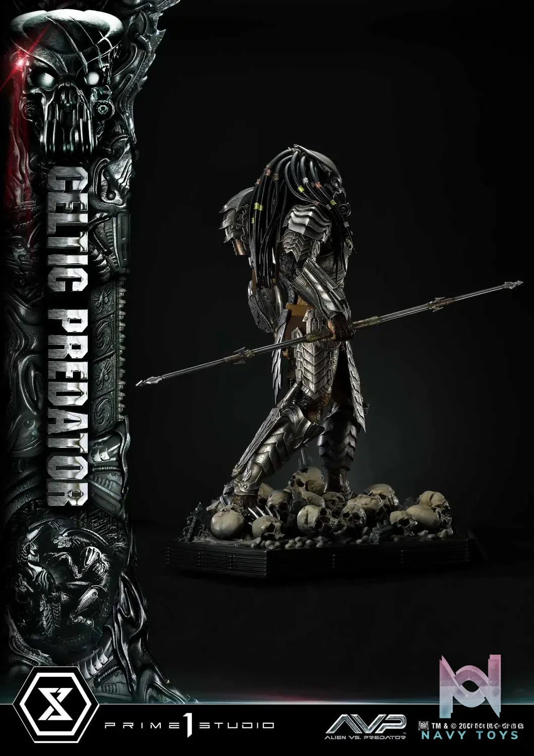 Prime 1 Studio Museum Masterline Alien vs. Predator Celtic Predator MMPR-05 MMPR-05S
