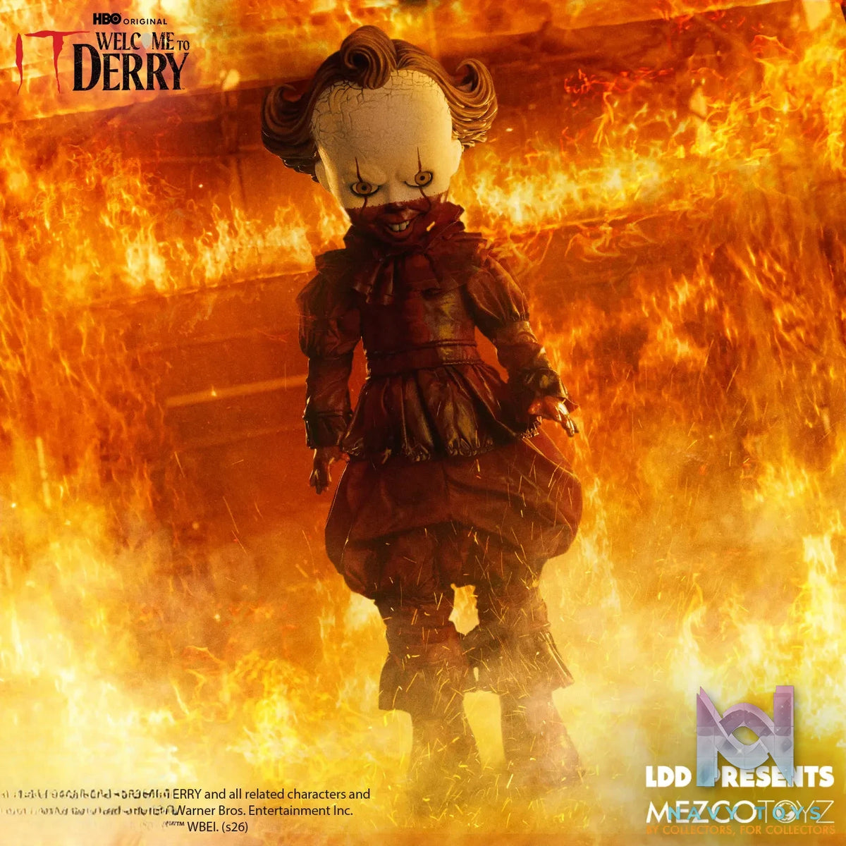 Mezco Studio – IT: Welcome to Derry – Pennywise Action Figure (Licensed)