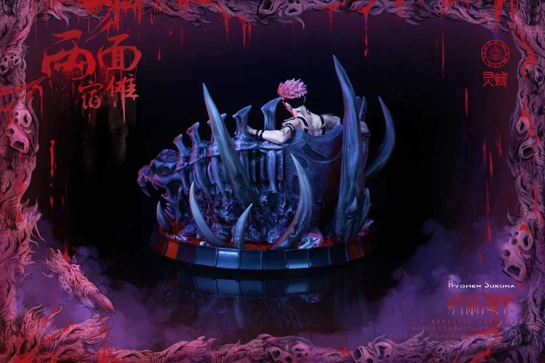 Ryomen Sukuna resin statue LingYun Studio anime figure