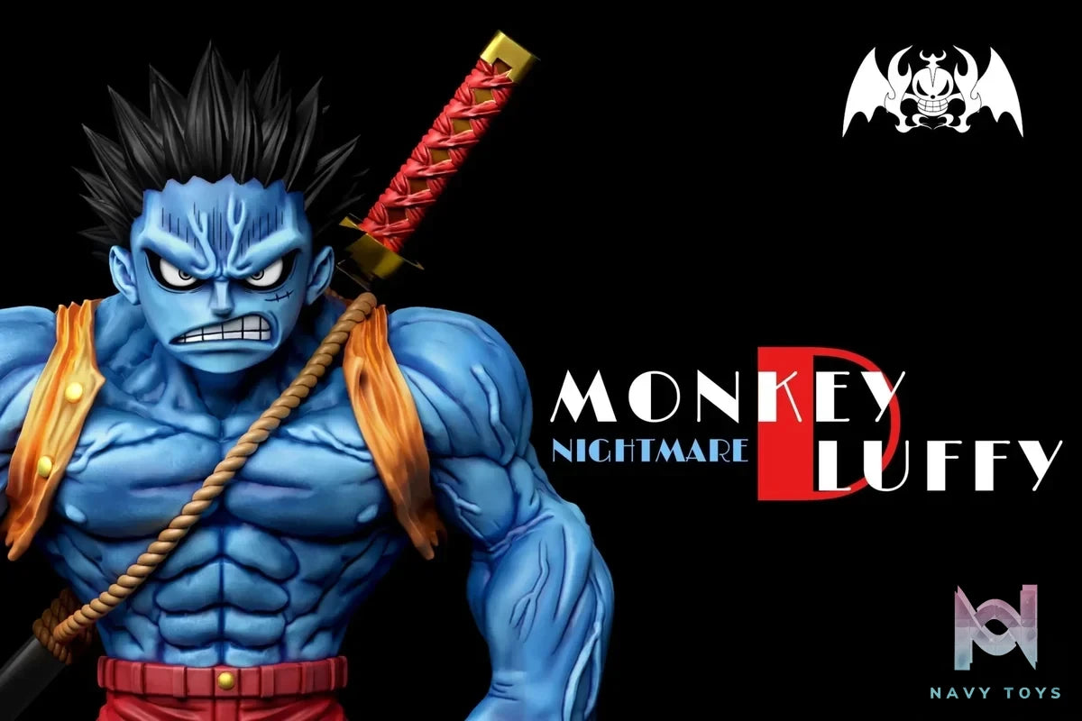A+ Studio - One Piece Horror Bark Resonance 3rd Edition Nightmare Luffy resin statue Navy Toys anime figure