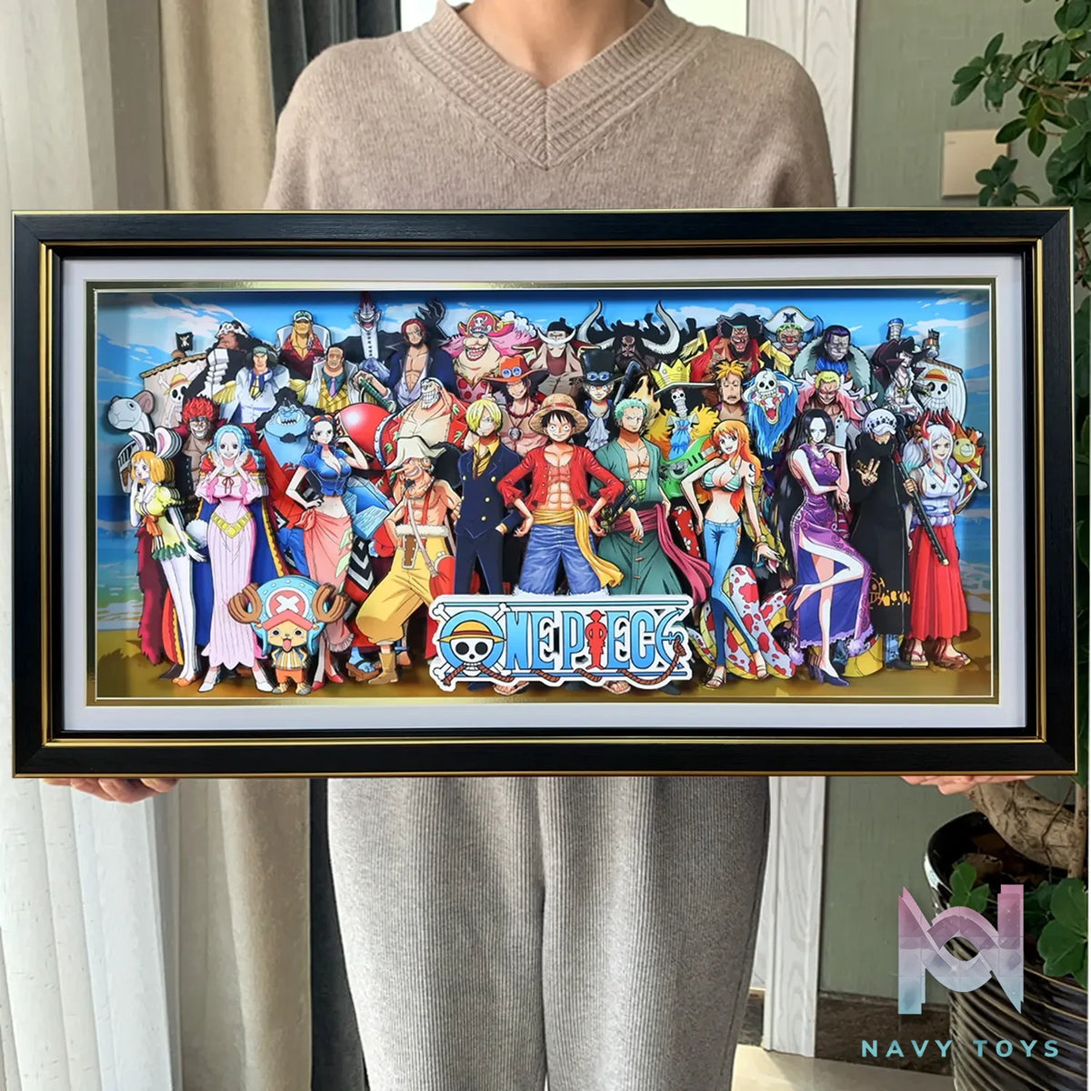 KALA HOME Studio – One Piece Multiple Characters #08 3D Decorative Painting One Piece