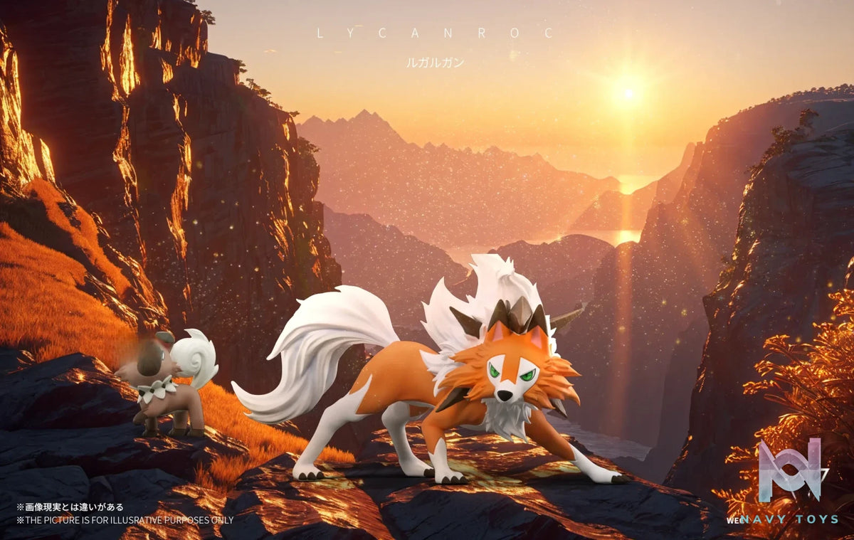 Wonder Studio – Pokémon Lycanroc Evolution Group